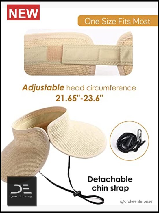 Wide Brim Sun Hat with UPF 80+ Protection and Ponytail Opening main image 7